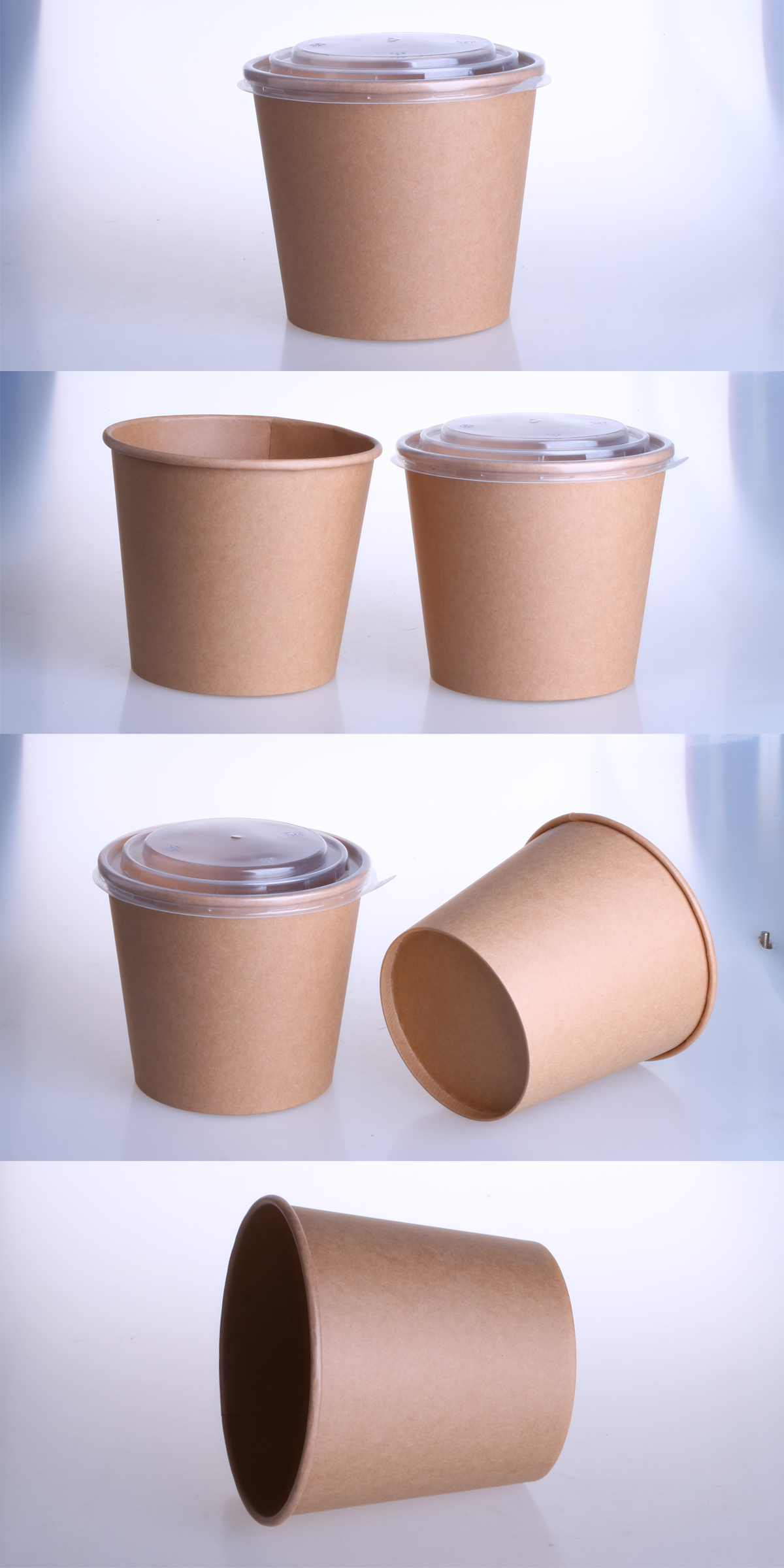 1.3L paper bowl for food--Real shot